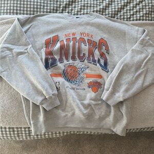 Abercrombie & Fitch Gray New York Knicks Sweatshirt